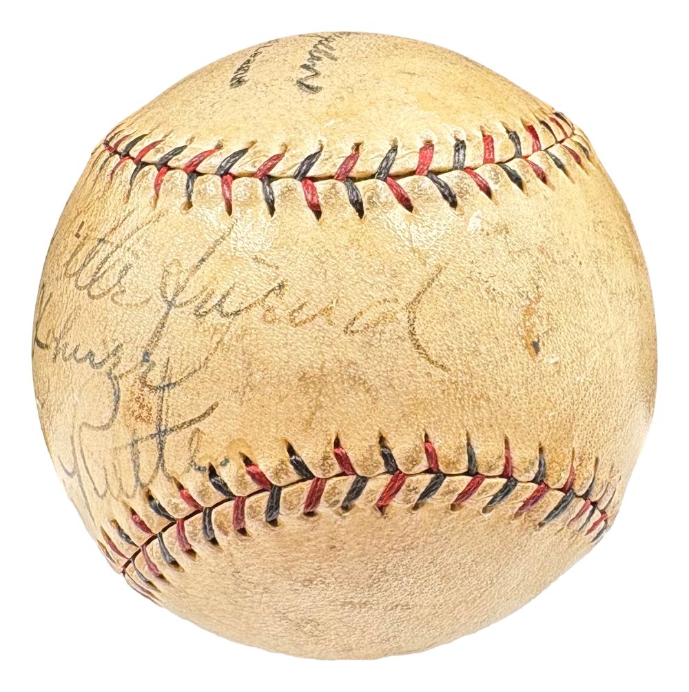 Babe Ruth Yankees 1920s Signed Official Spalding NL Baseball JSA ZZ35615