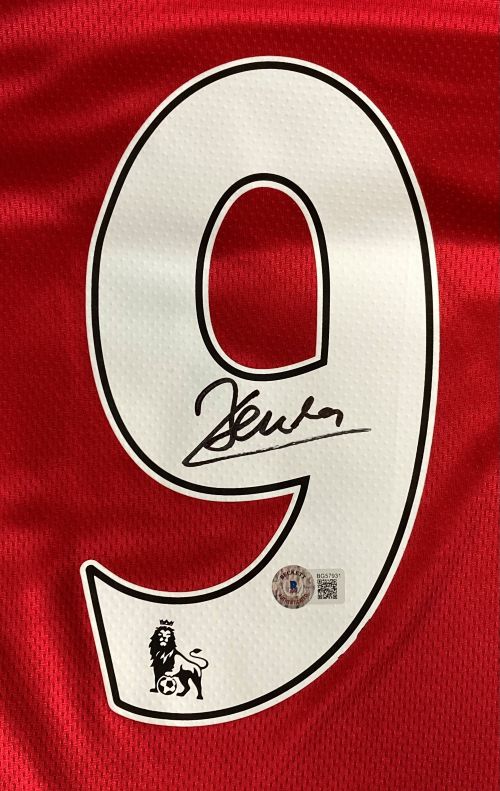 Dimitar Berbatov Signed Manchester United Nike Soccer Jersey BAS