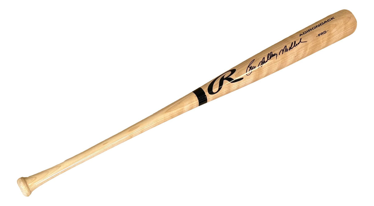 Bill Madlock Pirates Signed Rawlings Baseball Bat Maddog Inscribed Schwartz