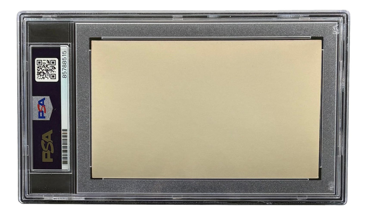 Bill Terry New York Giants Signed Index Card PSA/DNA