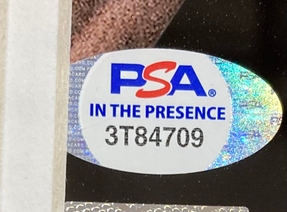 Larry Bird Signed Framed 8x10 Boston Celtics Photo vs Magic Johnson PSA ITP