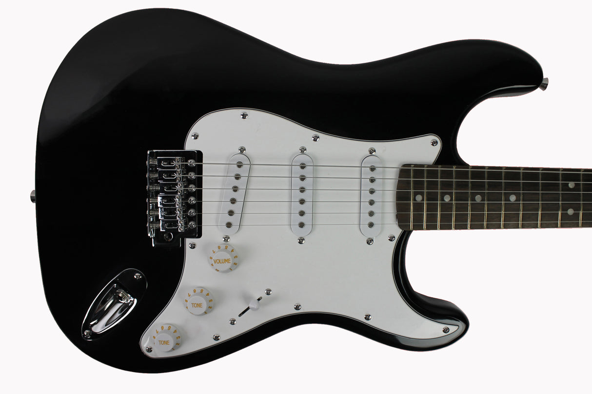Black Electric Guitar Un-signed