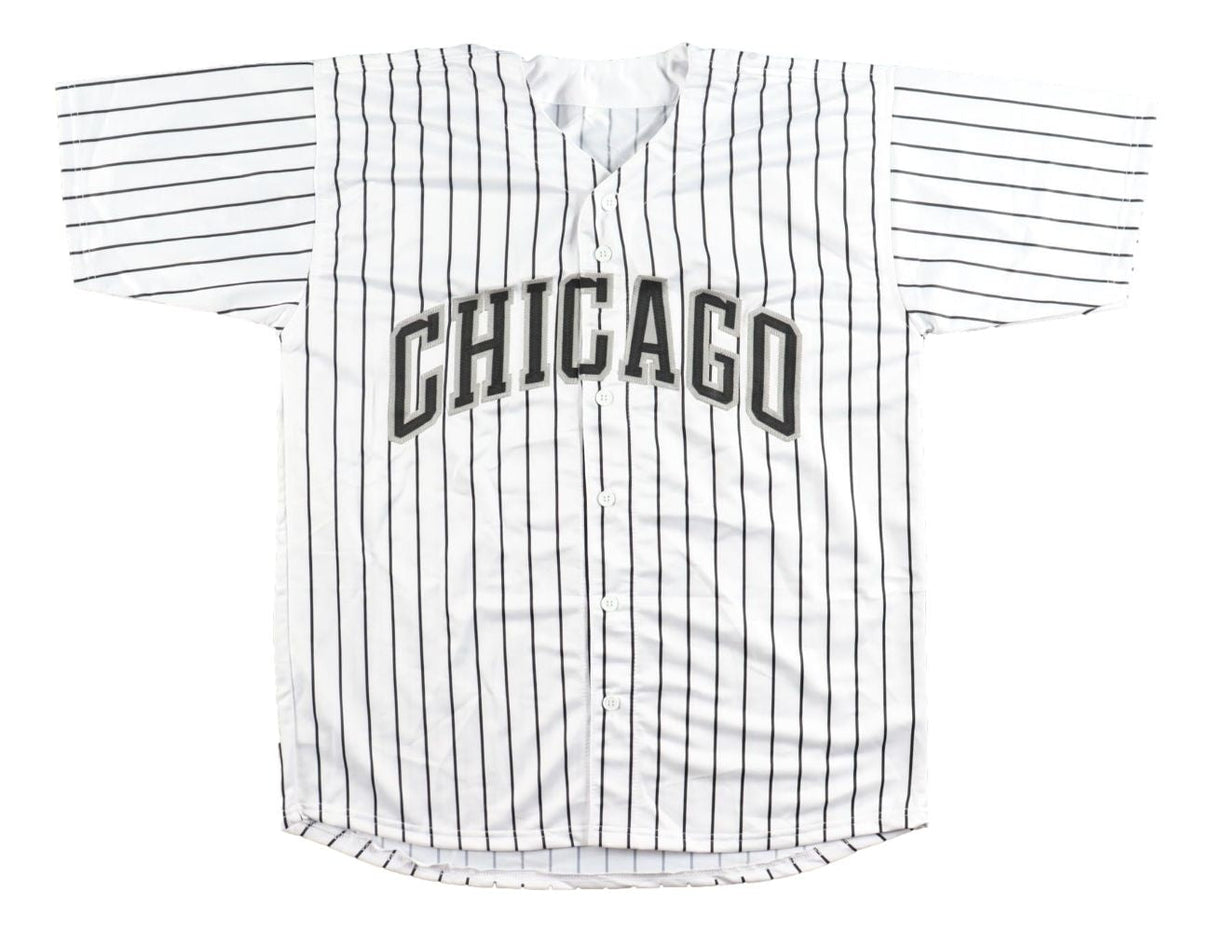 Bo Jackson Chicago Signed White Baseball Jersey BAS