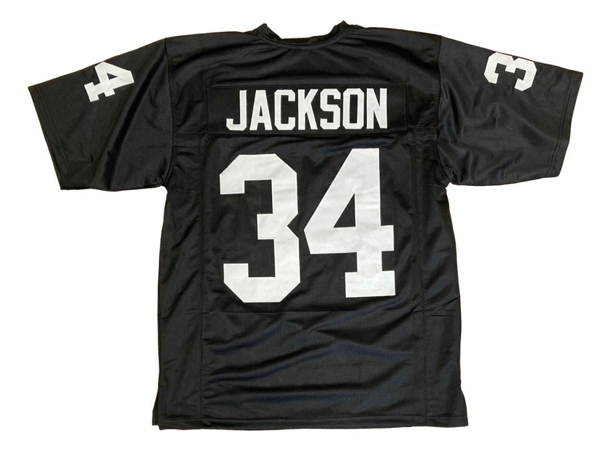 Bo Jackson Oakland Black Football Jersey - Sports Integrity