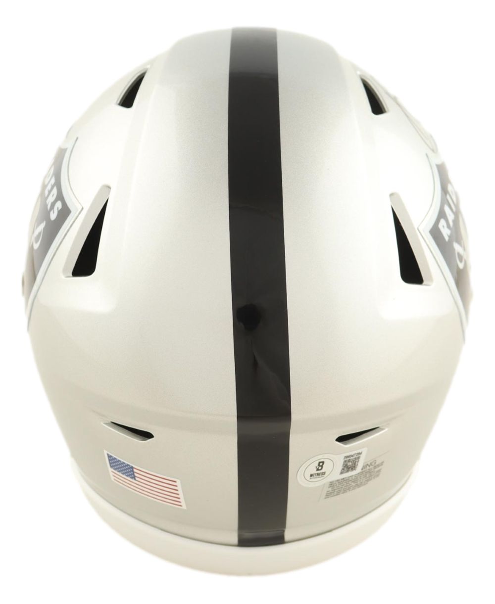 Bo Jackson Signed Oakland Raiders MIDI SpeedFlex Helmet BAS