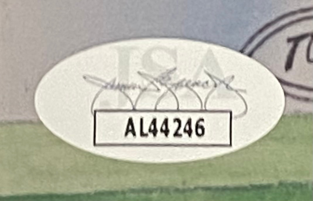 Bob Feller Signed 8x10 Cleveland Photo JSA AL44246