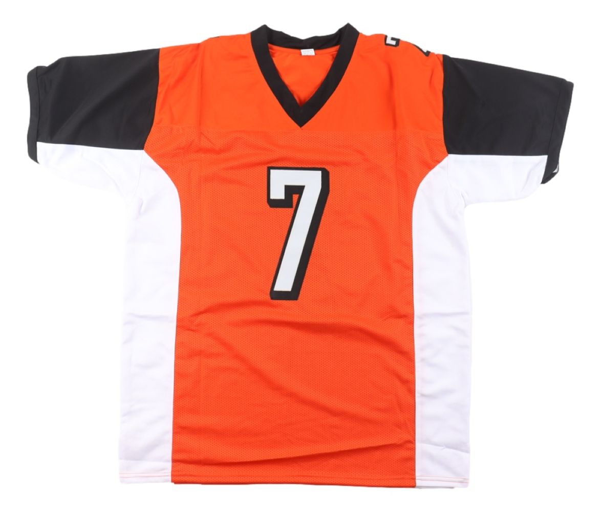 Boomer Esiason Cincinnati Signed Orange Football Jersey BAS