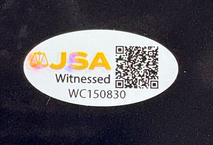 Brandon Graham Signed 16x20 Eagles Tom Brady Strip Sack Spotlight Photo JSA QR