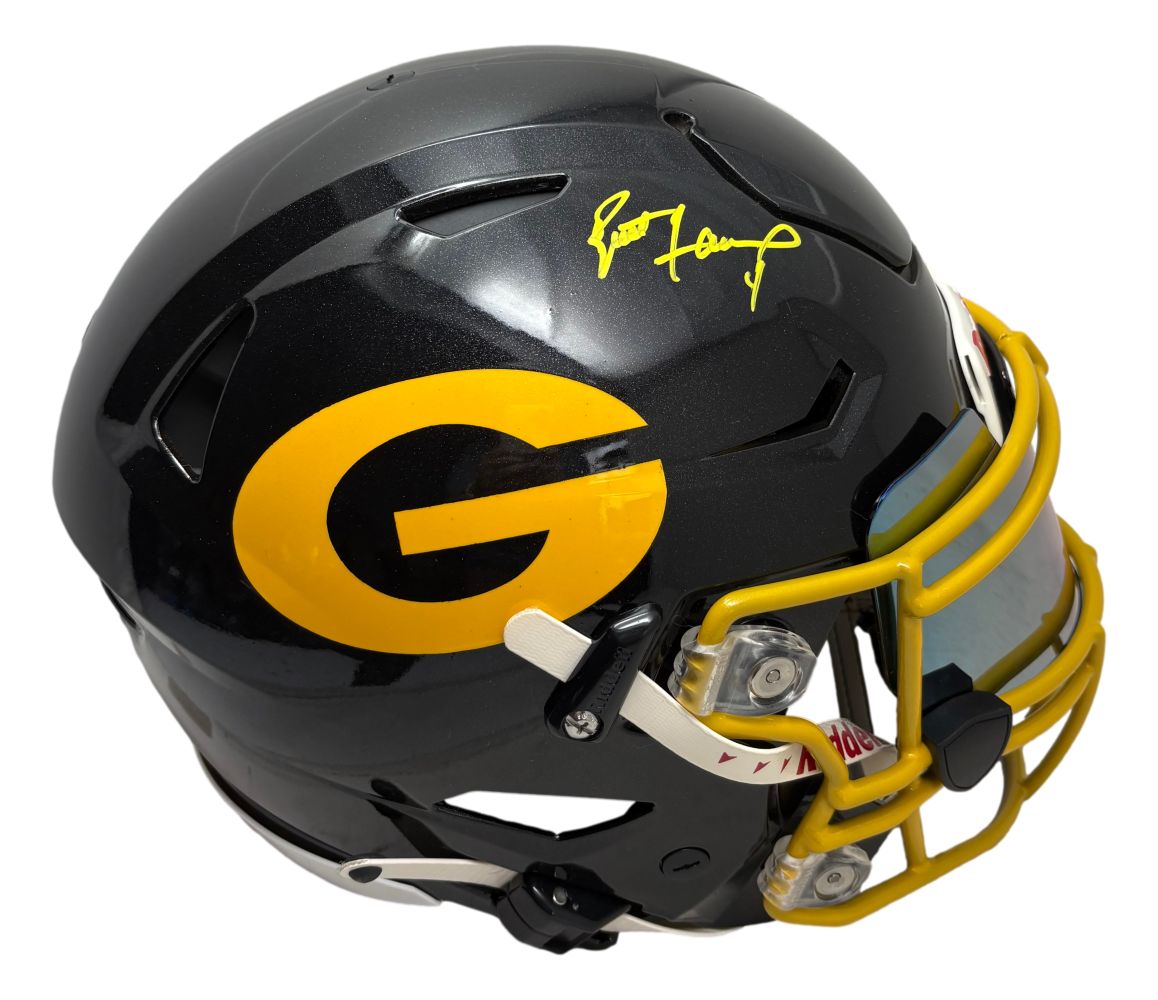 Brett Favre Signed Green Bay Packers FS Authentic SpeedFlex Helmet Radtke Holo