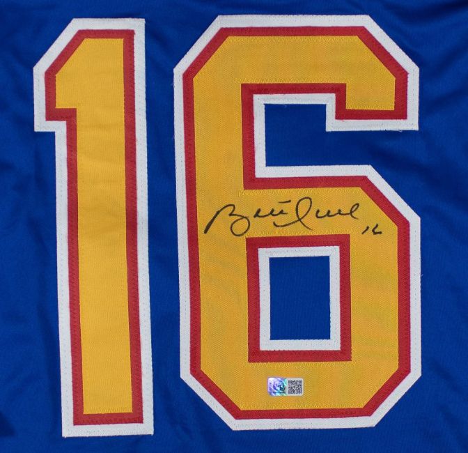 Brett Hull St. Louis Signed Blue Hockey Jersey GTSM