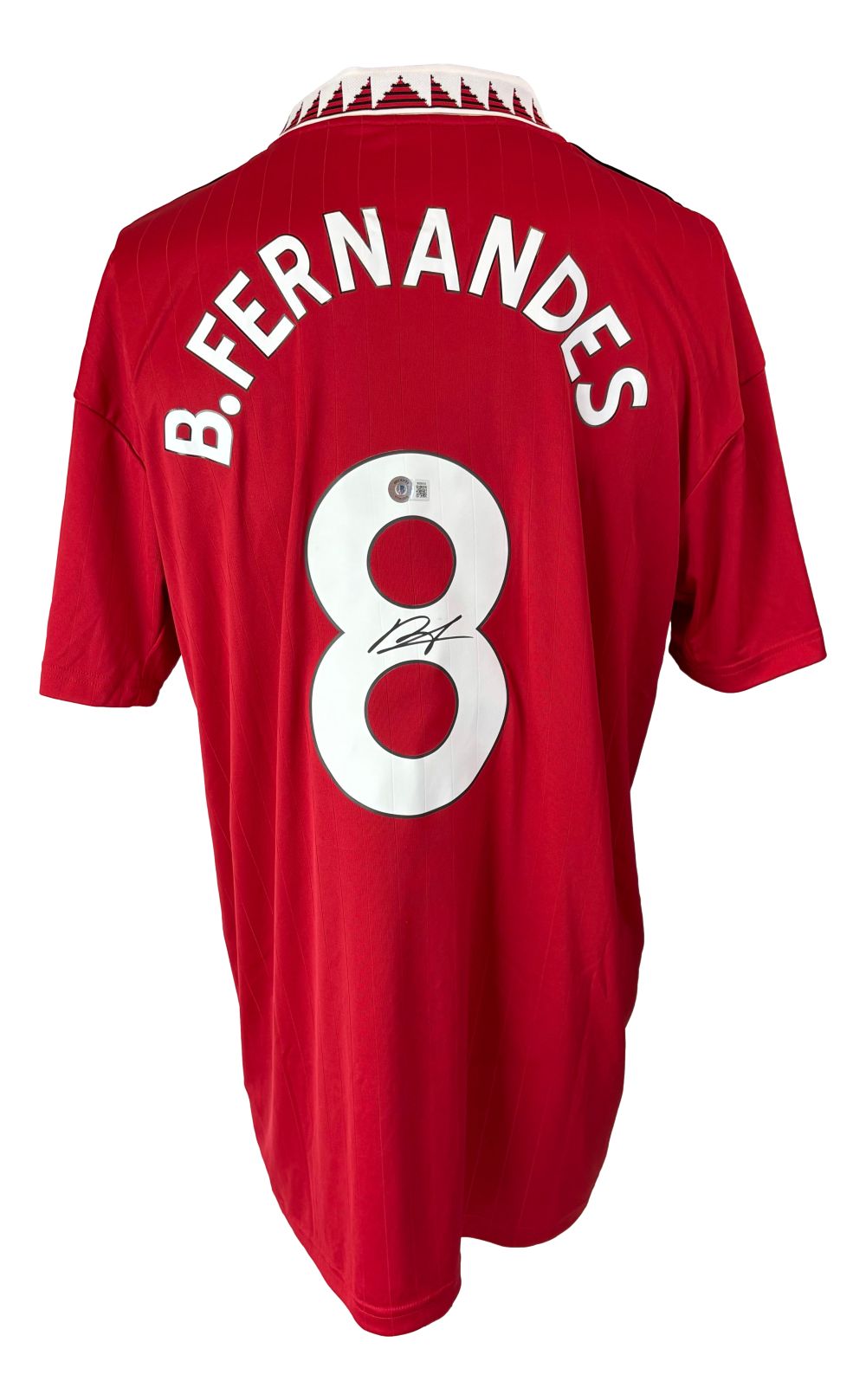 Bruno Fernandes Signed Manchester United Adidas Soccer Jersey BAS