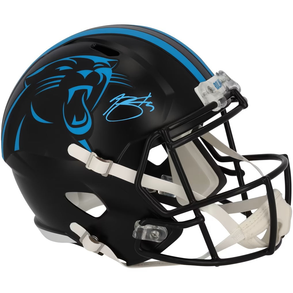 Bryce Young Signed Carolina Panthers Full Size Black Replica Helmet Fanatics