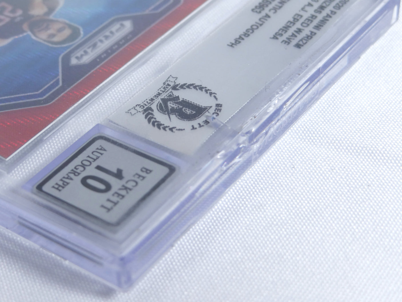 2020 Panini Prizm Red Wave #313 AJ Epenesa RC 87/149 Buffalo Bills BGS Autograph 10