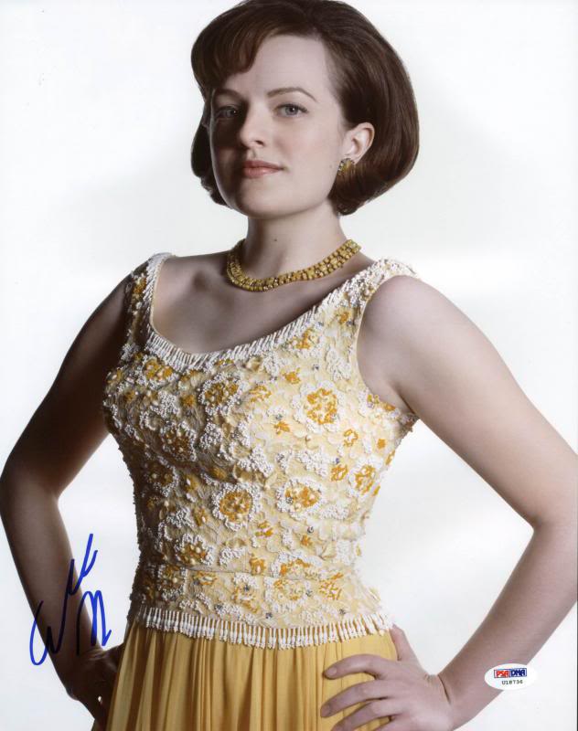 Elisabeth Moss Mad Men Signed Authentic 11X14 Photo Autographed PSA/DNA #U18736