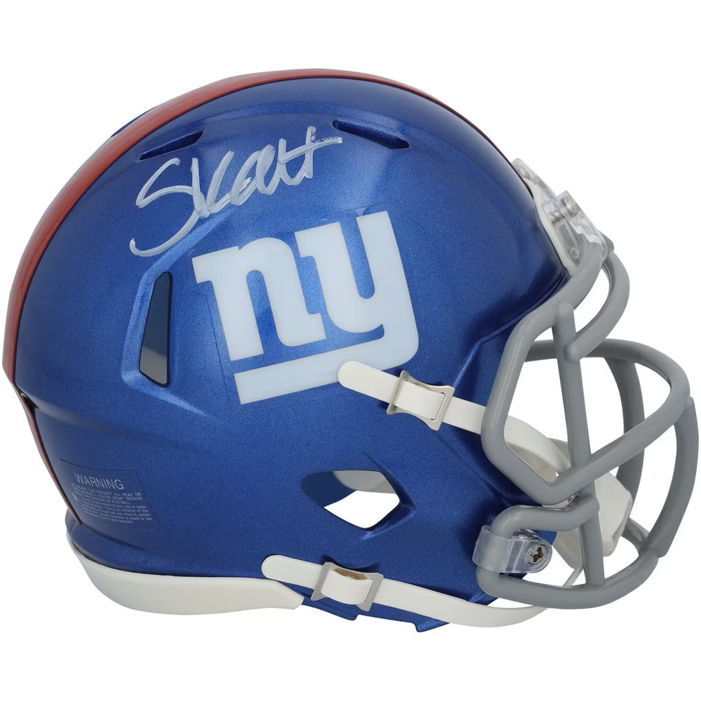 Cam Skattebo Signed New York Giants Mini Speed Helmet Fanatics
