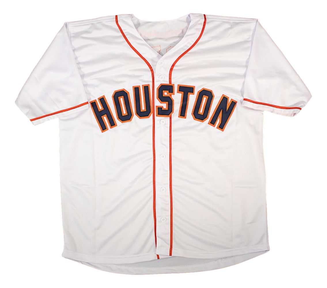 Carlos Correa Houston Signed White Baseball Jersey BAS