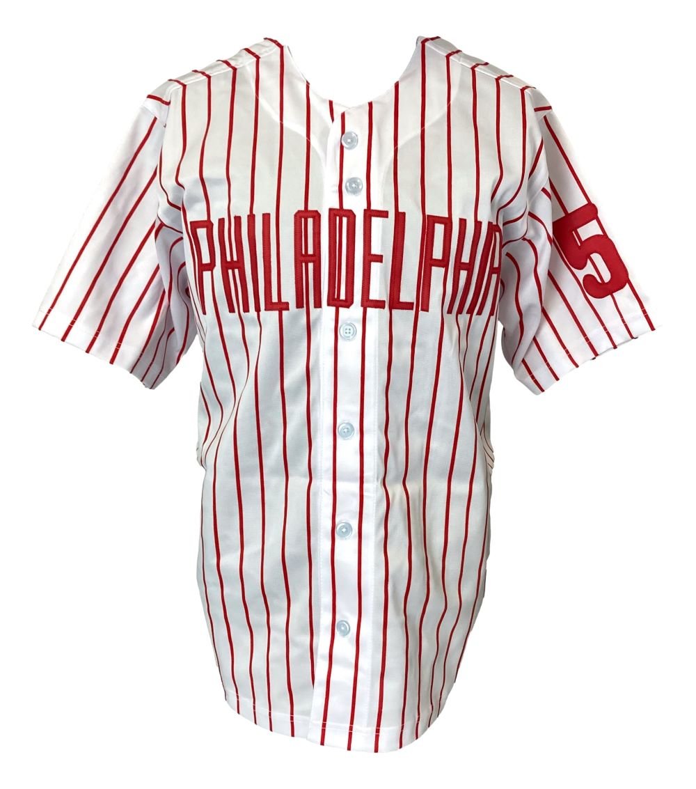 Carlos Ruiz Philadelphia Signed White Baseball Jersey JSA - Sports Integrity