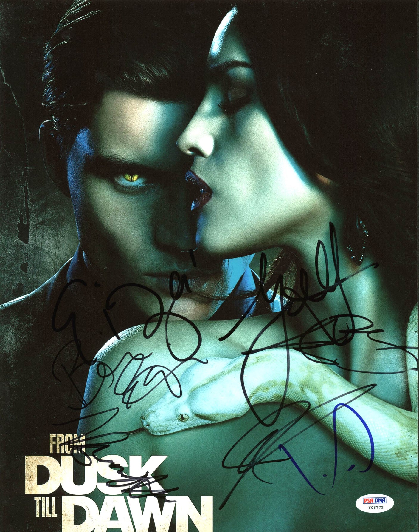 From Dusk Till Dawn Cast (7) Authentic Signed 11X14 Photo PSA/DNA #Y06772