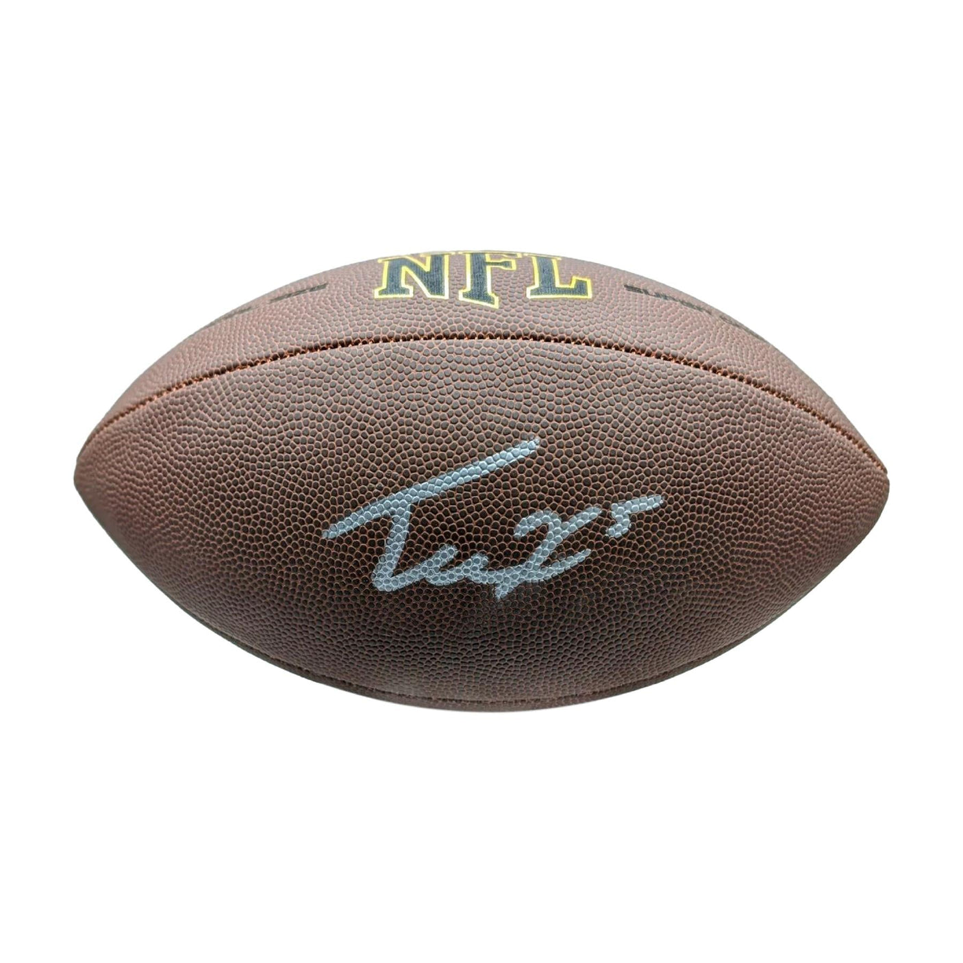 Tee Higgins Autographed Wilson Super Grip Football - BAS