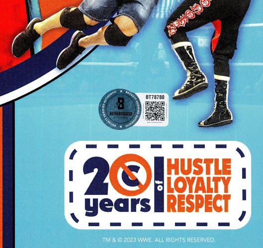 John Cena 11x14 WWE Hustle Loyalty Respect Collage Photo BAS