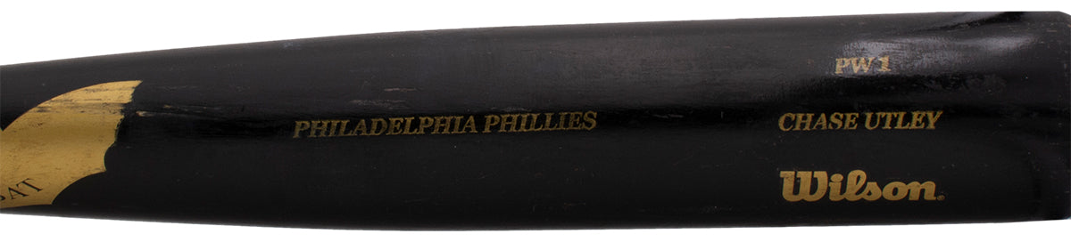 Chase Utley 2005 Season Philadelphia Phillies Game Used Sam Bat Baseball Bat PSA Sports Integrity