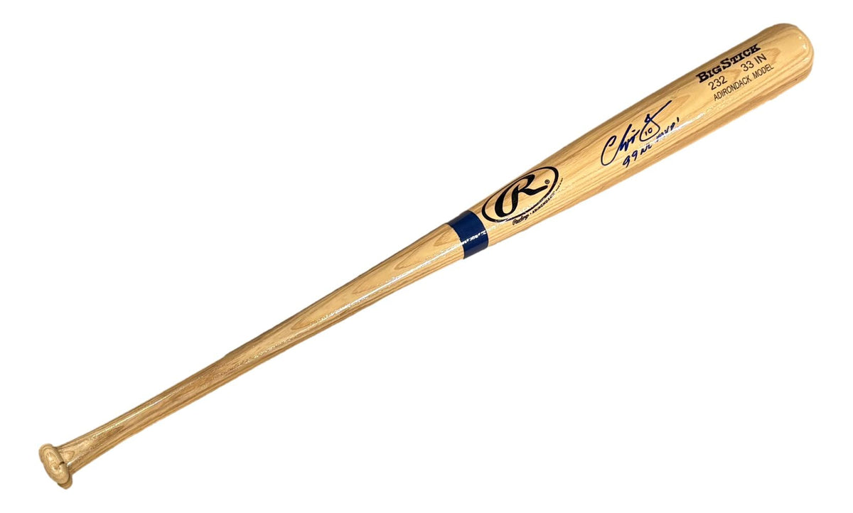 Chipper Jones Atlanta Braves Signed Rawlings Baseball Bat 99 NL MVP PSA Hologram