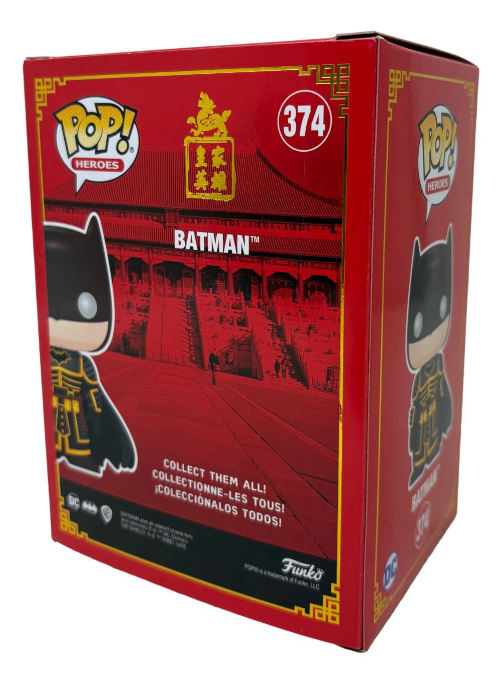 Christian Bale Signed Batman Funko Pop #374 BAS