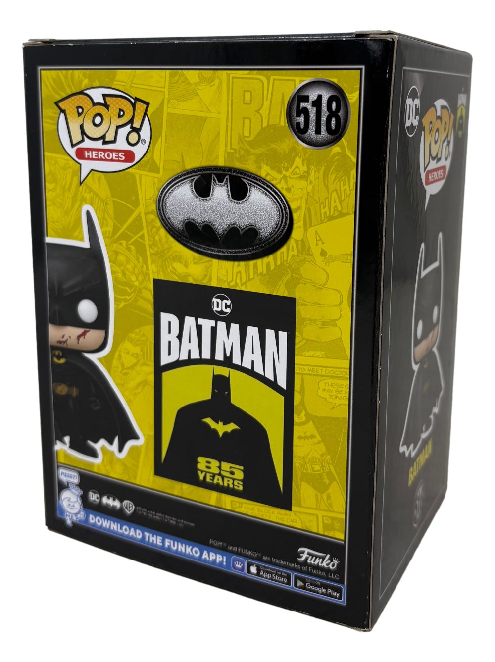 Christian Bale Signed Batman Funko Pop #518 BAS