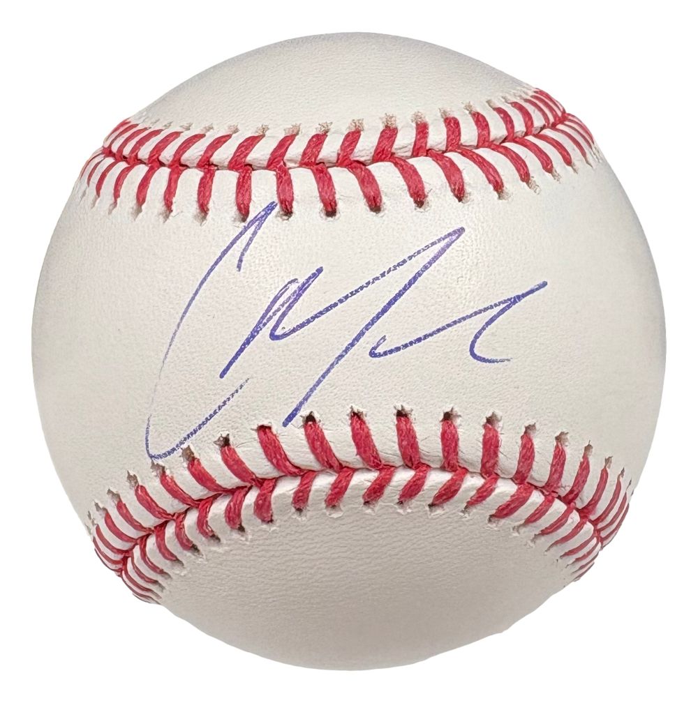 Christian Moore Los Angeles Angels Signed Official MLB Baseball BAS