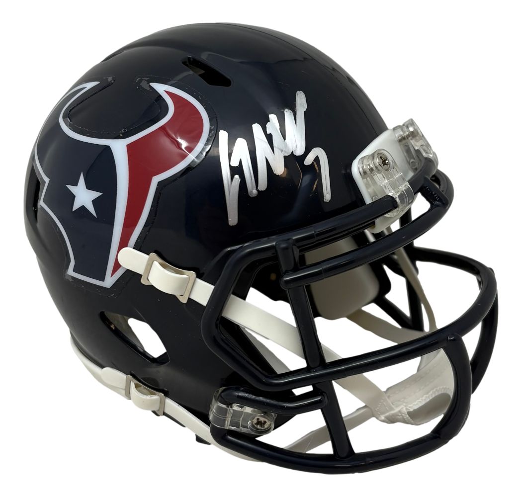 CJ Stroud Signed Houston Texans Mini Speed Helmet Fanatics