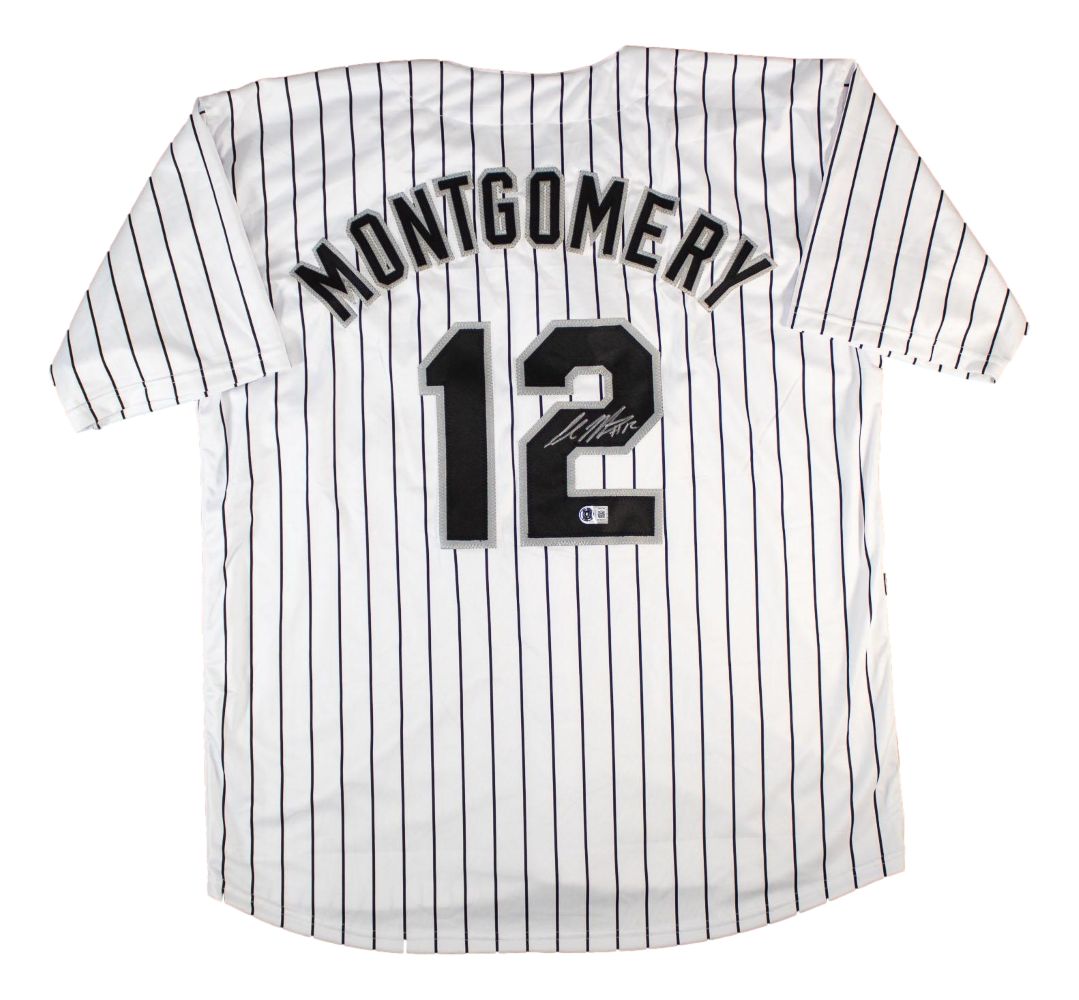 Colson Montgomery Chicago Signed White Baseball Jersey BAS
