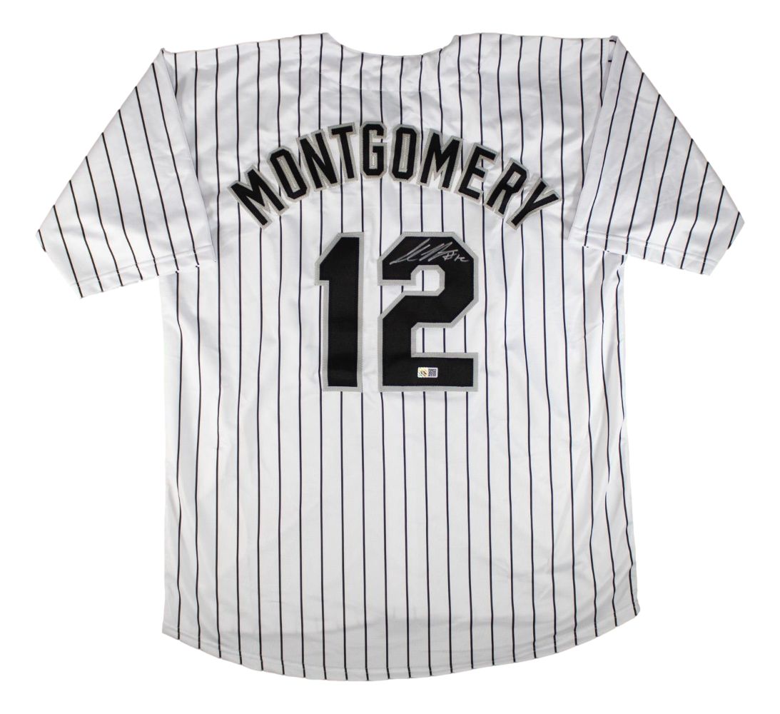 Colson Montgomery Chicago Signed White Baseball Jersey GTSM