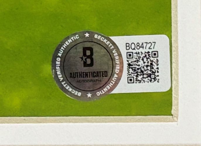 Cristiano Ronaldo Signed Framed 11x17 Manchester United Trophy Photo BAS LOA