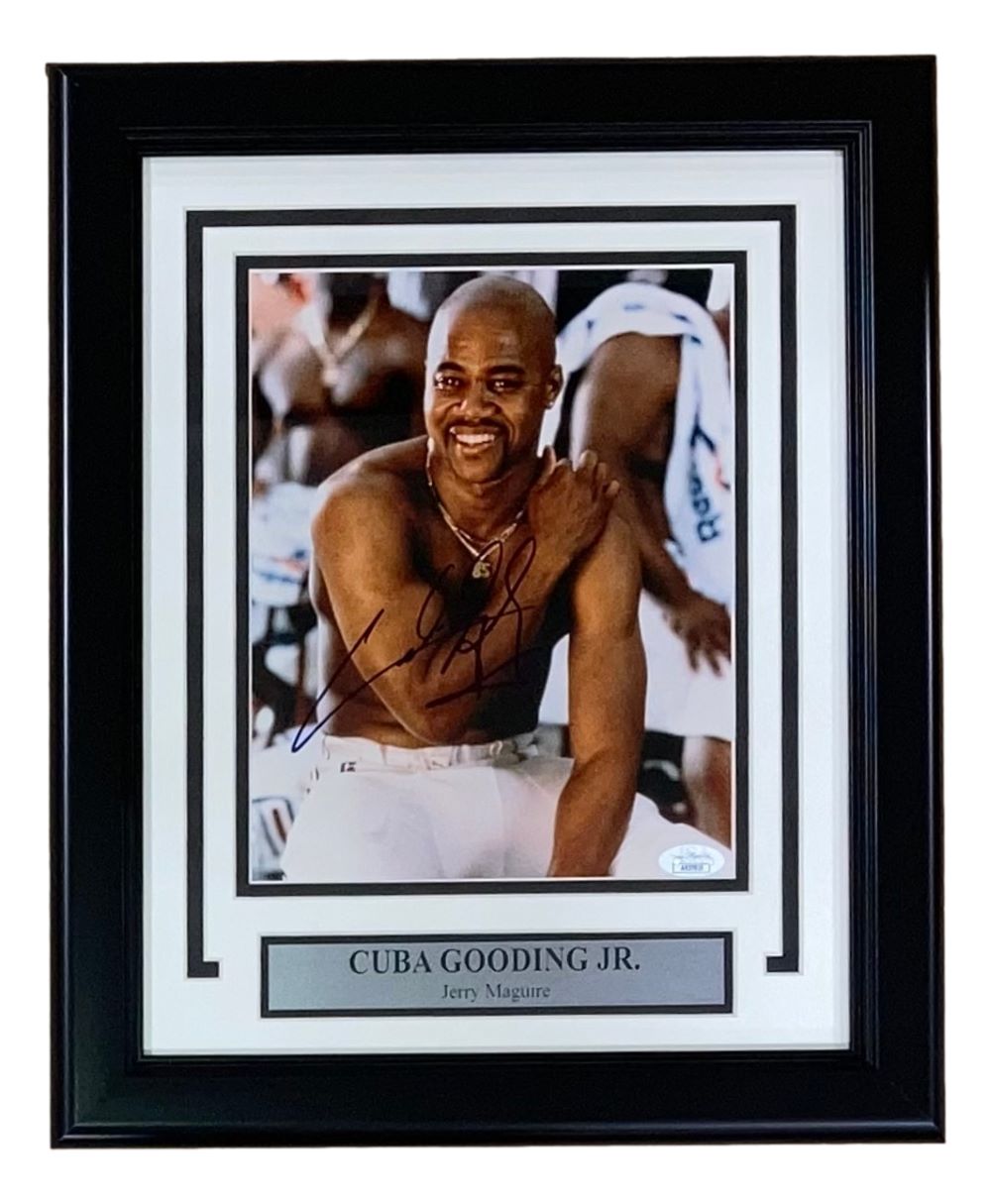 Cuba Gooding Jr Signed Framed 8x10 Jerry Maguire Photo JSA - Sports Integrity