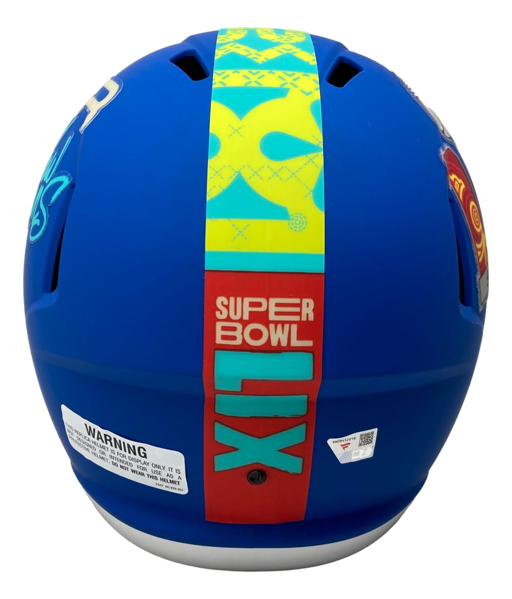 Dallas Goedert Signed Eagles Super Bowl 59 Event FS Replica Helmet Fanatics