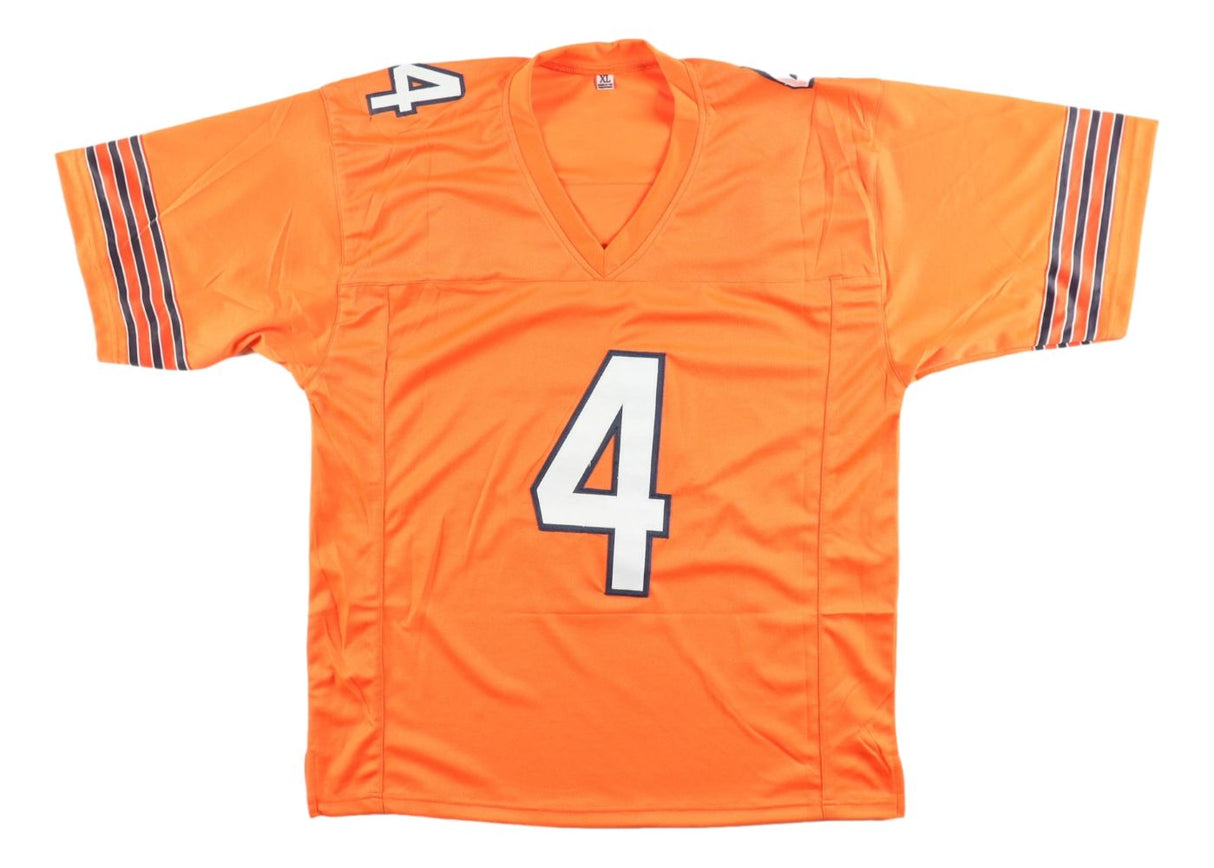 D'Andre Swift Chicago Signed Orange Football Jersey JSA Hologram