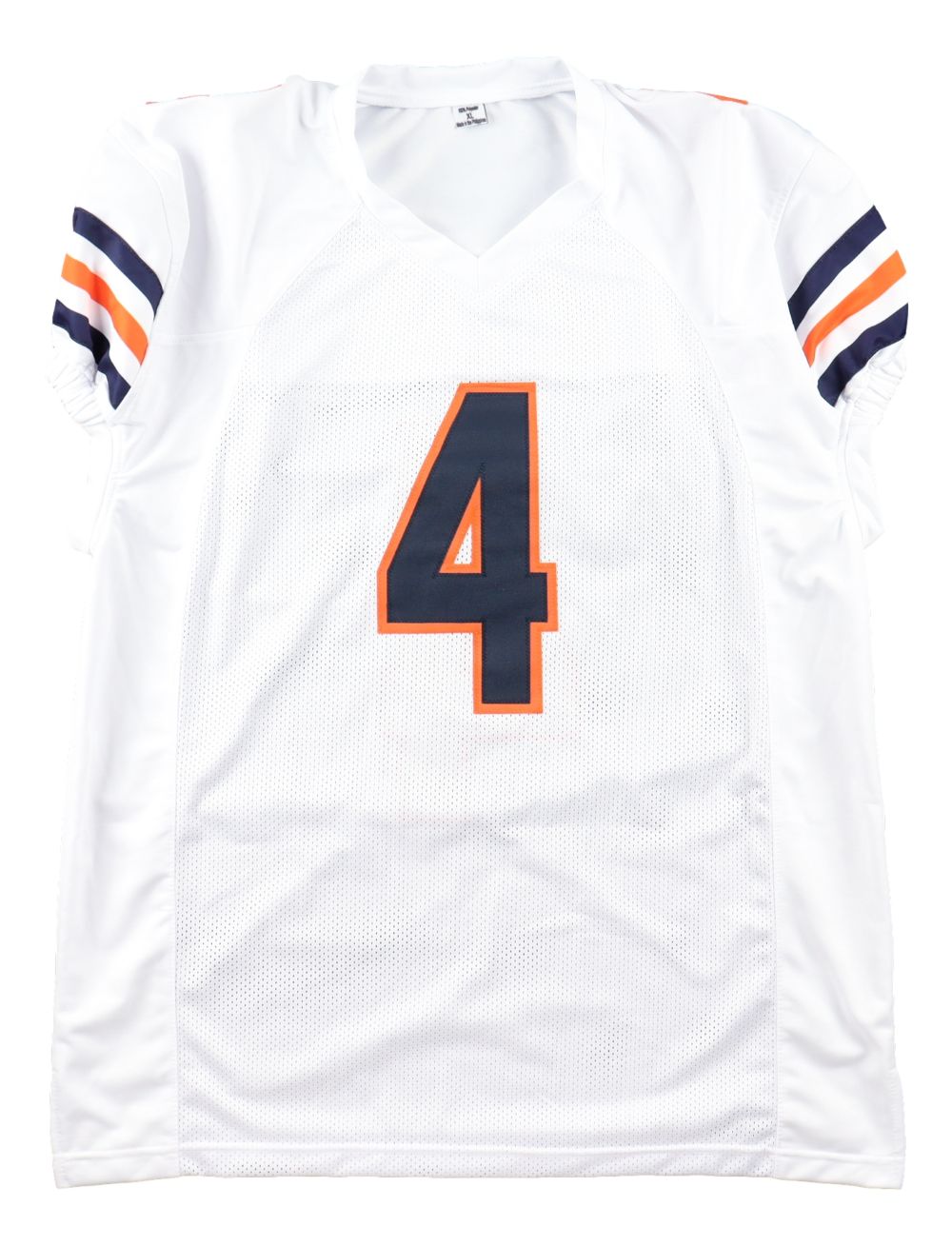 D'Andre Swift Chicago Signed White Pro Cut Football Jersey JSA QR Hologram
