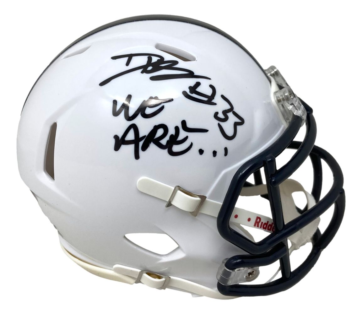Dani Dennis-Sutton Signed Penn State Mini Speed Helmet We Are JSA