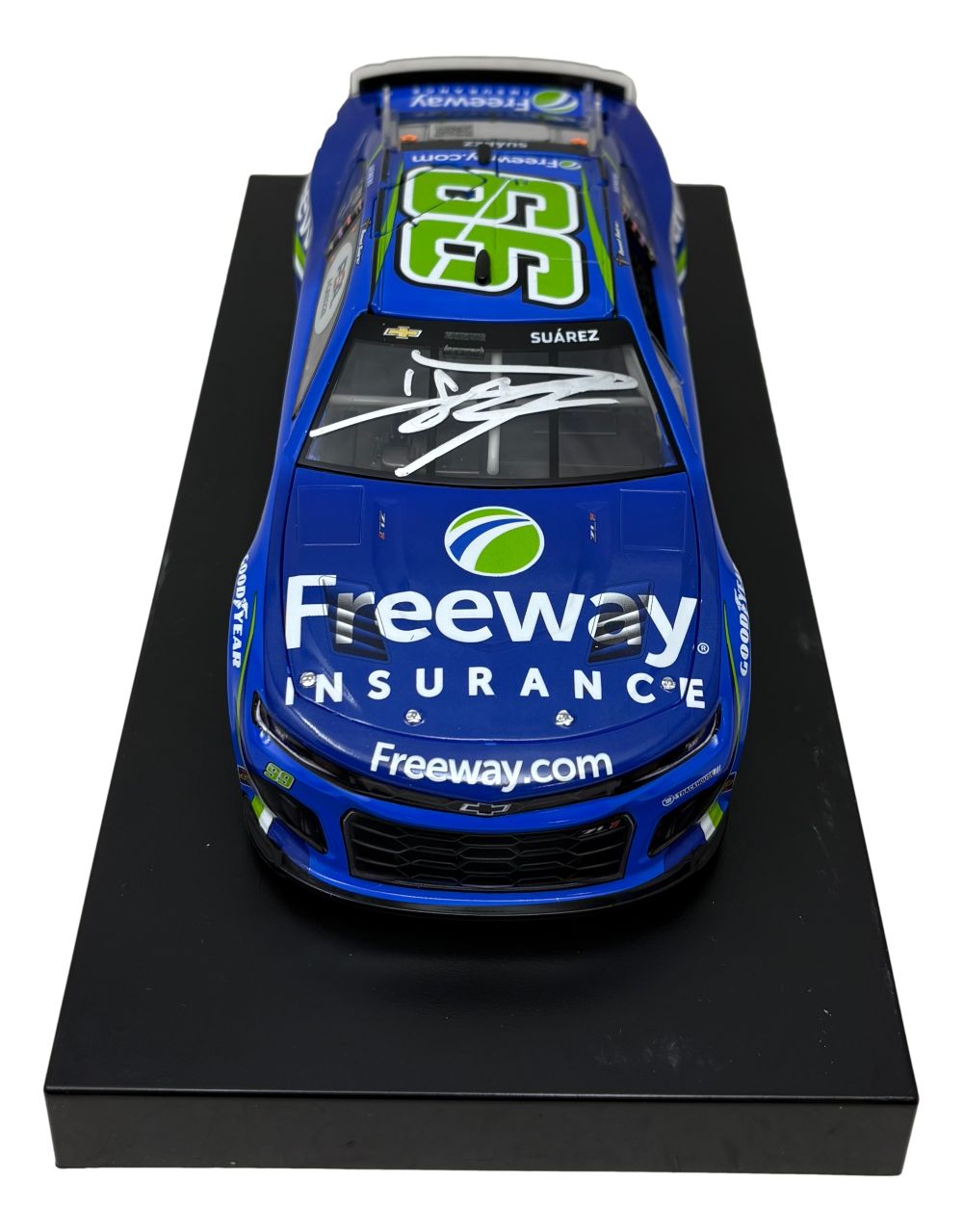 Daniel Suarez Signed 1:24 NASCAR Freeway Insurance Die-Cast Car PSA/DNA