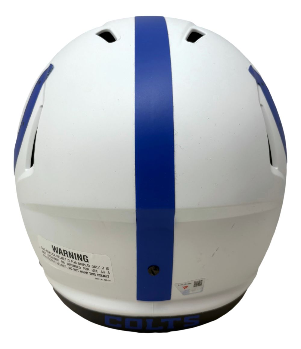 Darius Leonard Signed Colts FS Lunar Eclipse Replica Speed Helmet Fanatics