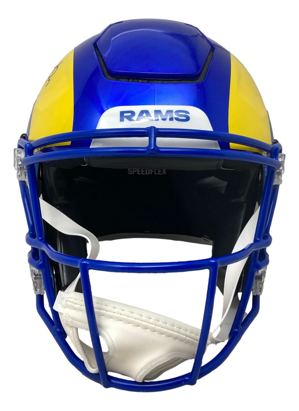 Davante Adams Signed Los Angeles Rams Full Size Authentic SpeedFlex Helmet BAS