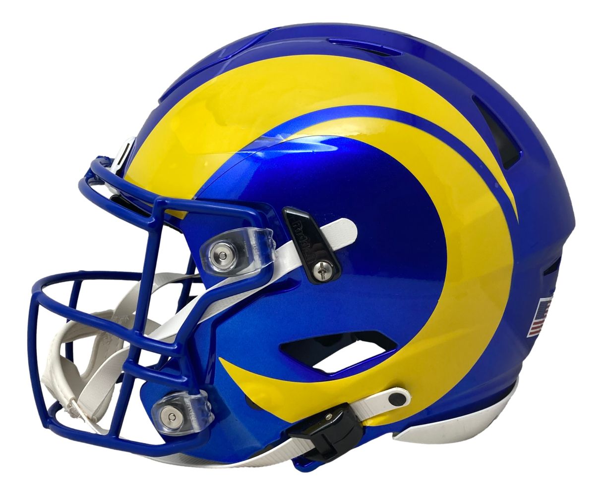 Davante Adams Signed Los Angeles Rams Full Size Authentic SpeedFlex Helmet BAS