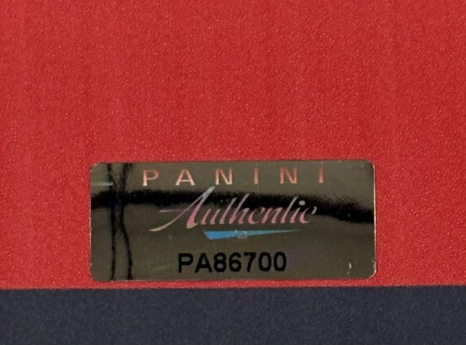 David Beckham Signed England White Score Draw Replica Jersey Panini
