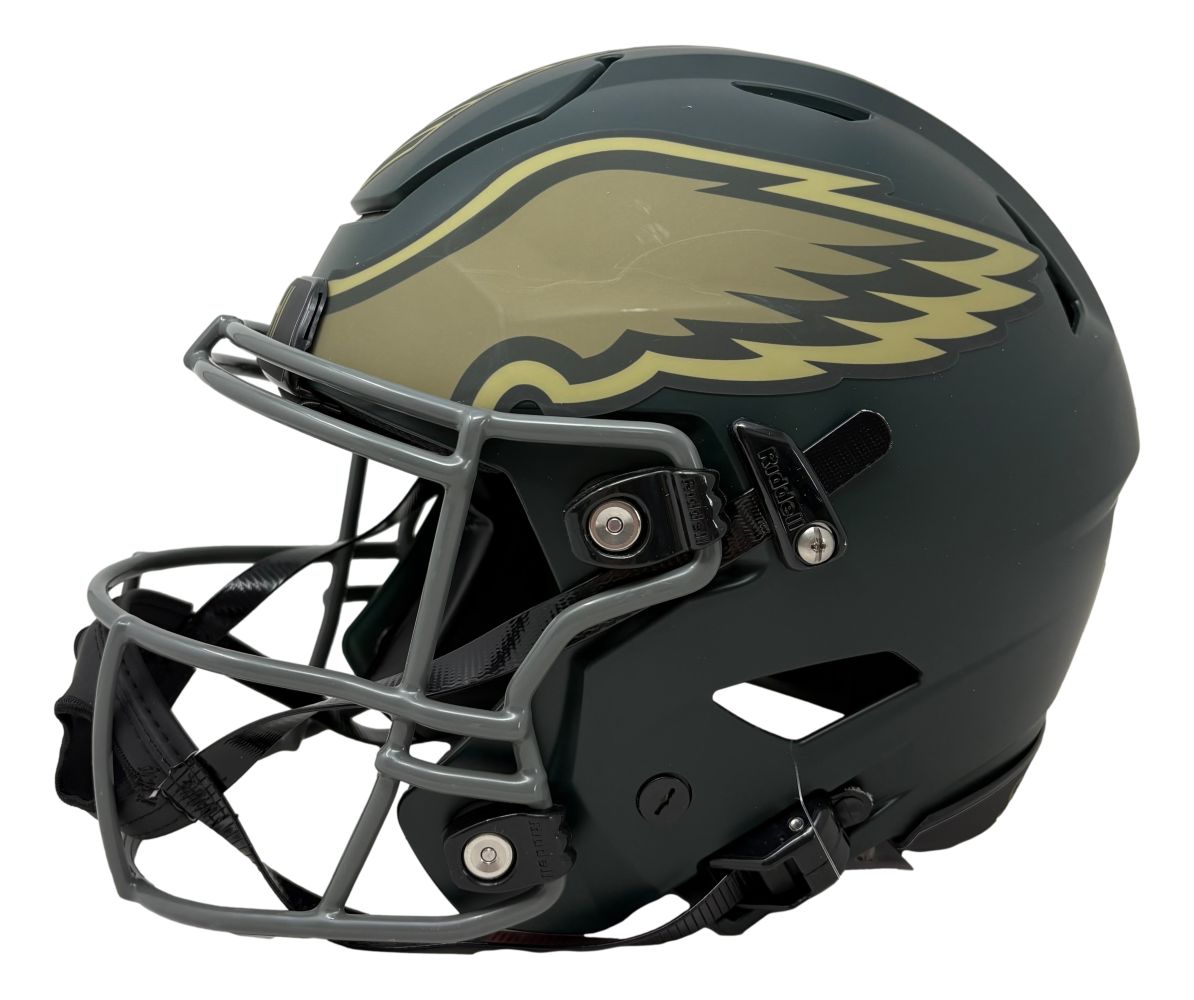 Brian Dawkins Signed Eagles Salute To Service FS Authentic SpeedFlex Helmet BAS