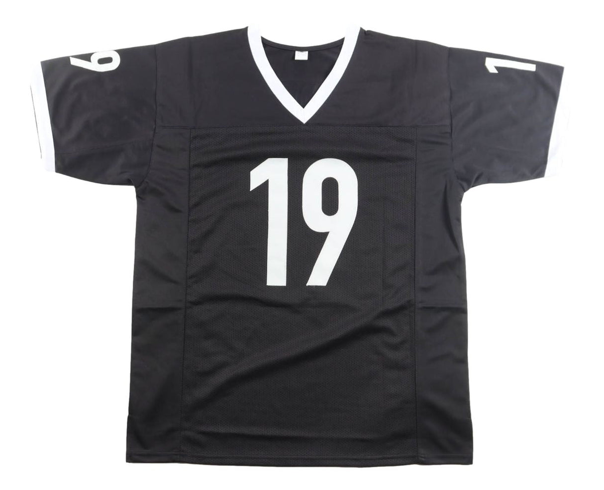 Dennis Quaid Any Given Sunday Signed Black Rooney Football Jersey JSA QR