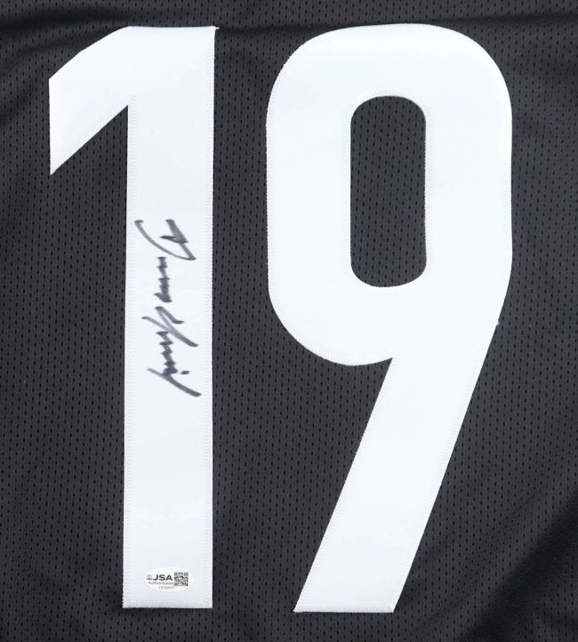Dennis Quaid Any Given Sunday Signed Black Rooney Football Jersey JSA QR