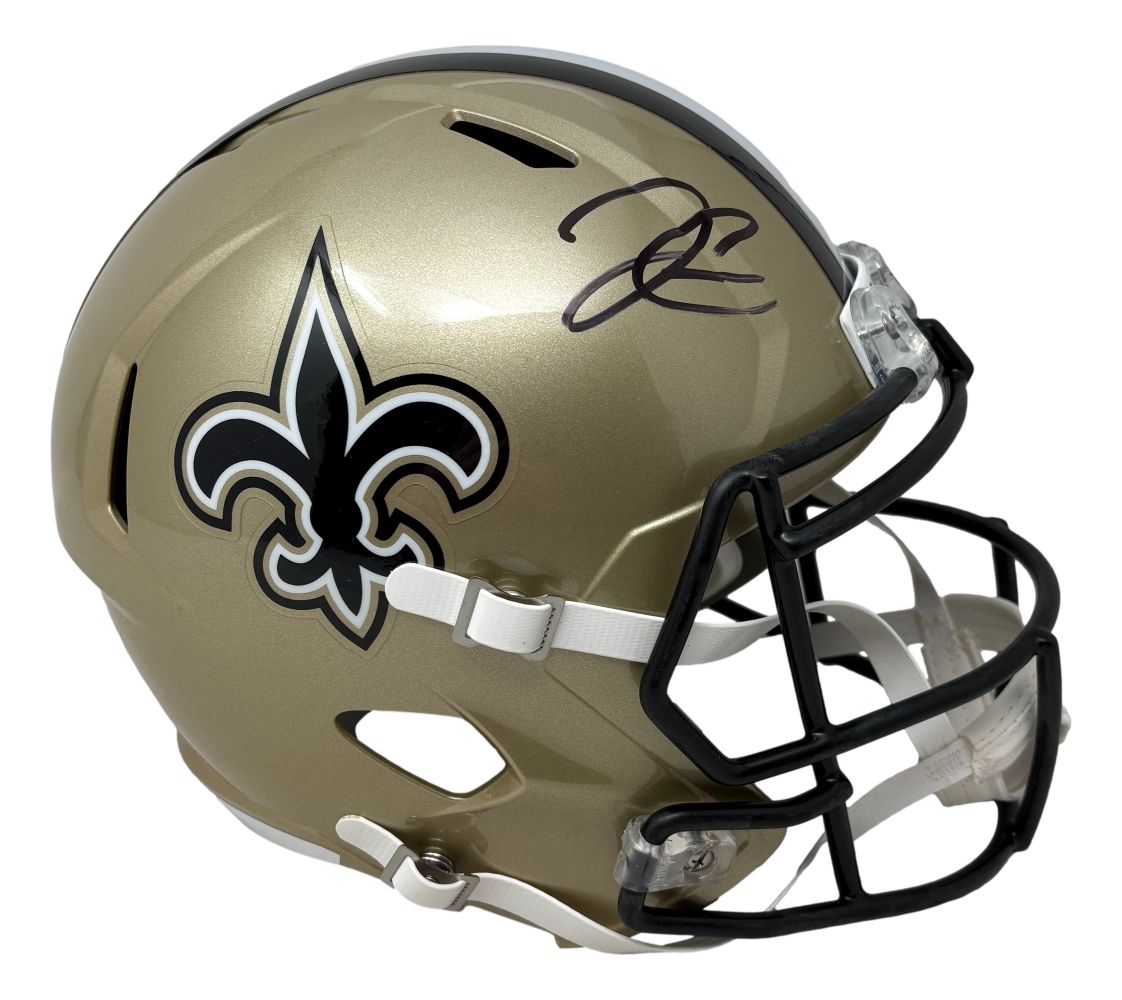 Derek Carr Signed New Orleans Saints Full Size Replica Speed Helmet Fanatics