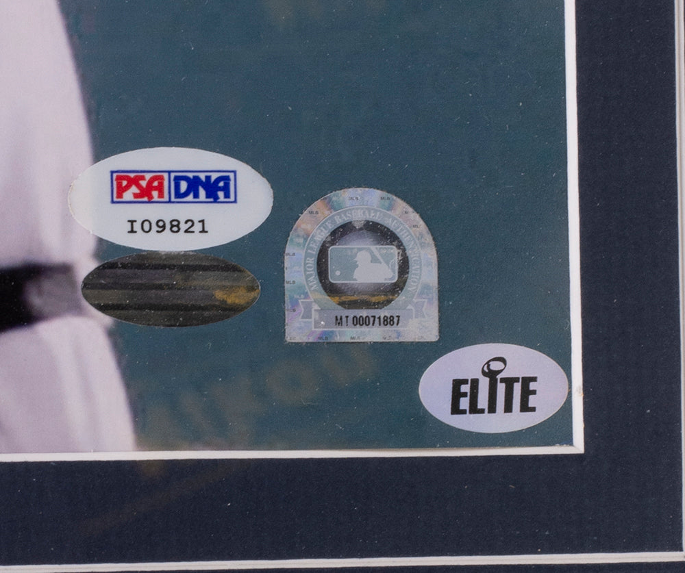 Derek Jeter Alfonso Soriano Signed Framed New York Yankees 16x20 Photo PSA LOA