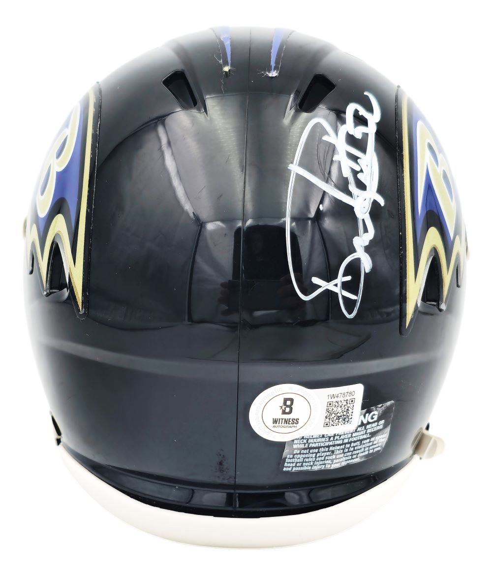 Derrick Henry Signed Baltimore Ravens Mini Speed Helmet BAS