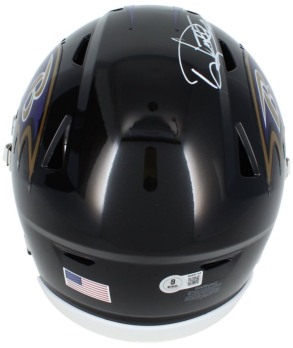 Derrick Henry Signed Baltimore Ravens MIDI SpeedFlex Helmet BAS